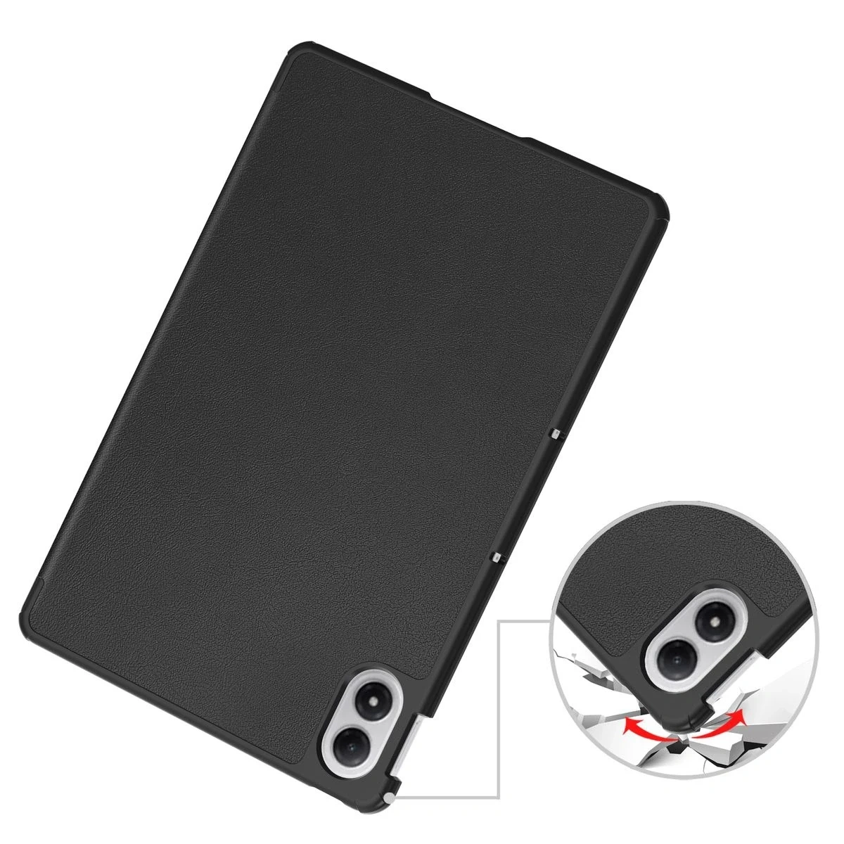 Knížkové pouzdro Bizon Case Tab Croc do Xiaomi Redmi Pad 2 Pro barva černá