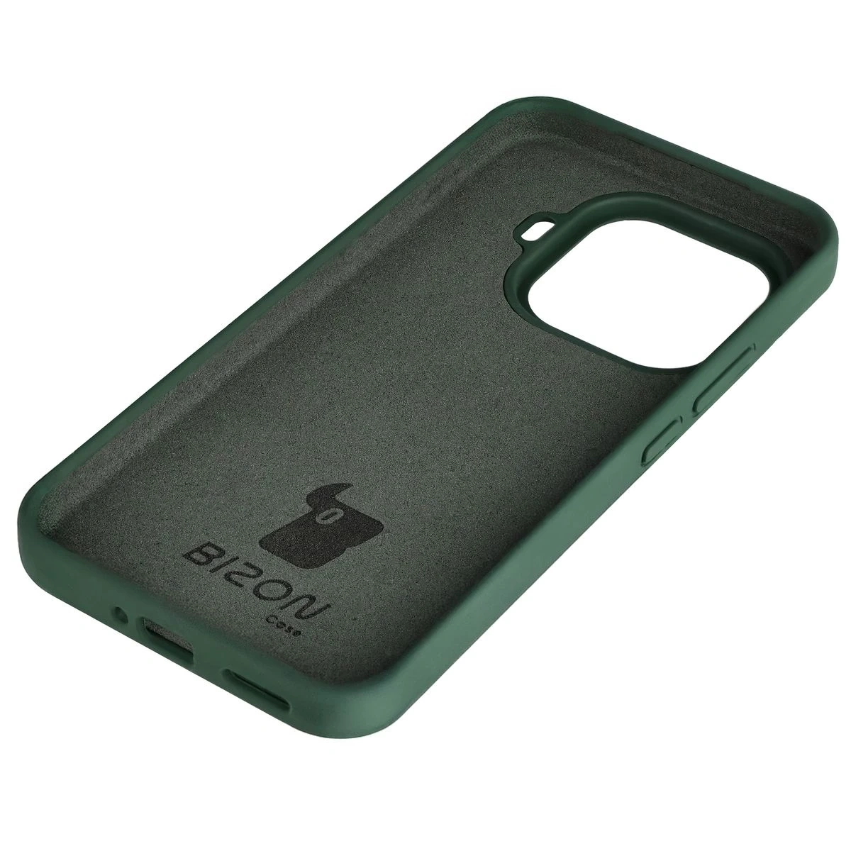 Kryt Bizon Soft Case pro Xiaomi 15T Pro barva tmavě zelená
