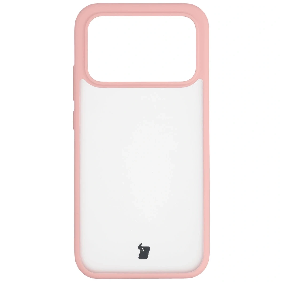 Kryt Bizon Case Angelo Xiaomi POCO F8 Pro semi-transparent with a light pink frame