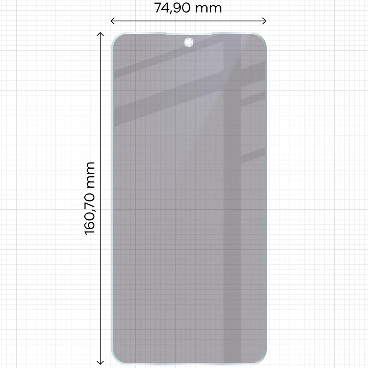 Ochranné sklo Bizon Glass Mule Shadow Nothing Phone (3a) Lite matte