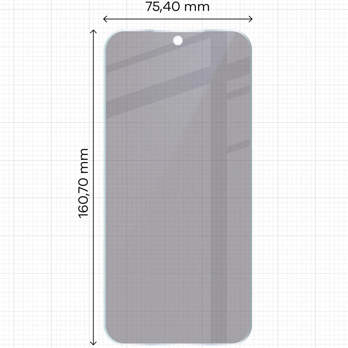 Ochranné sklo Bizon Glass Mule Shadow Xiaomi 15T matte