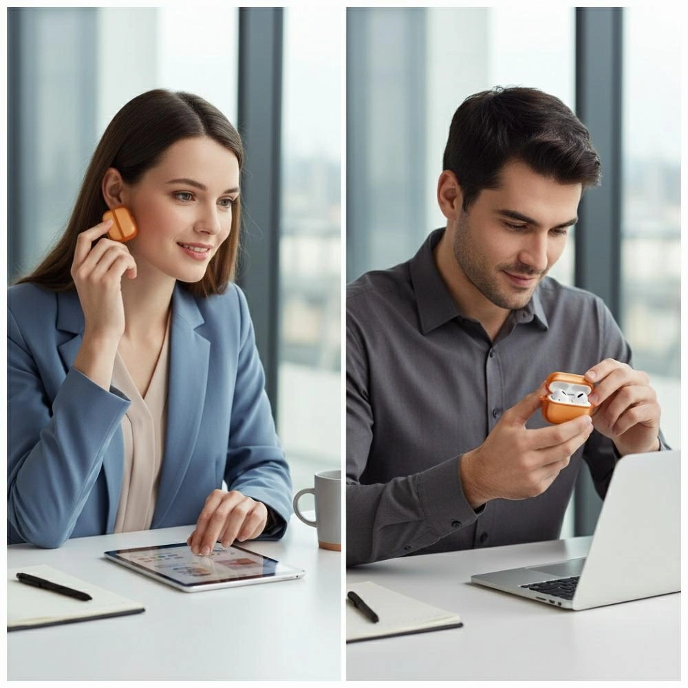 Kryt UNIQ Veren Apple AirPods Pro 3 orange