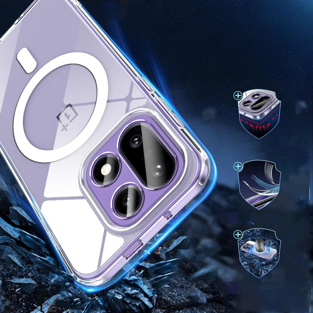 Kryt Tech-Protect Flexair Hybrid MagSafe OnePlus 15 Clear