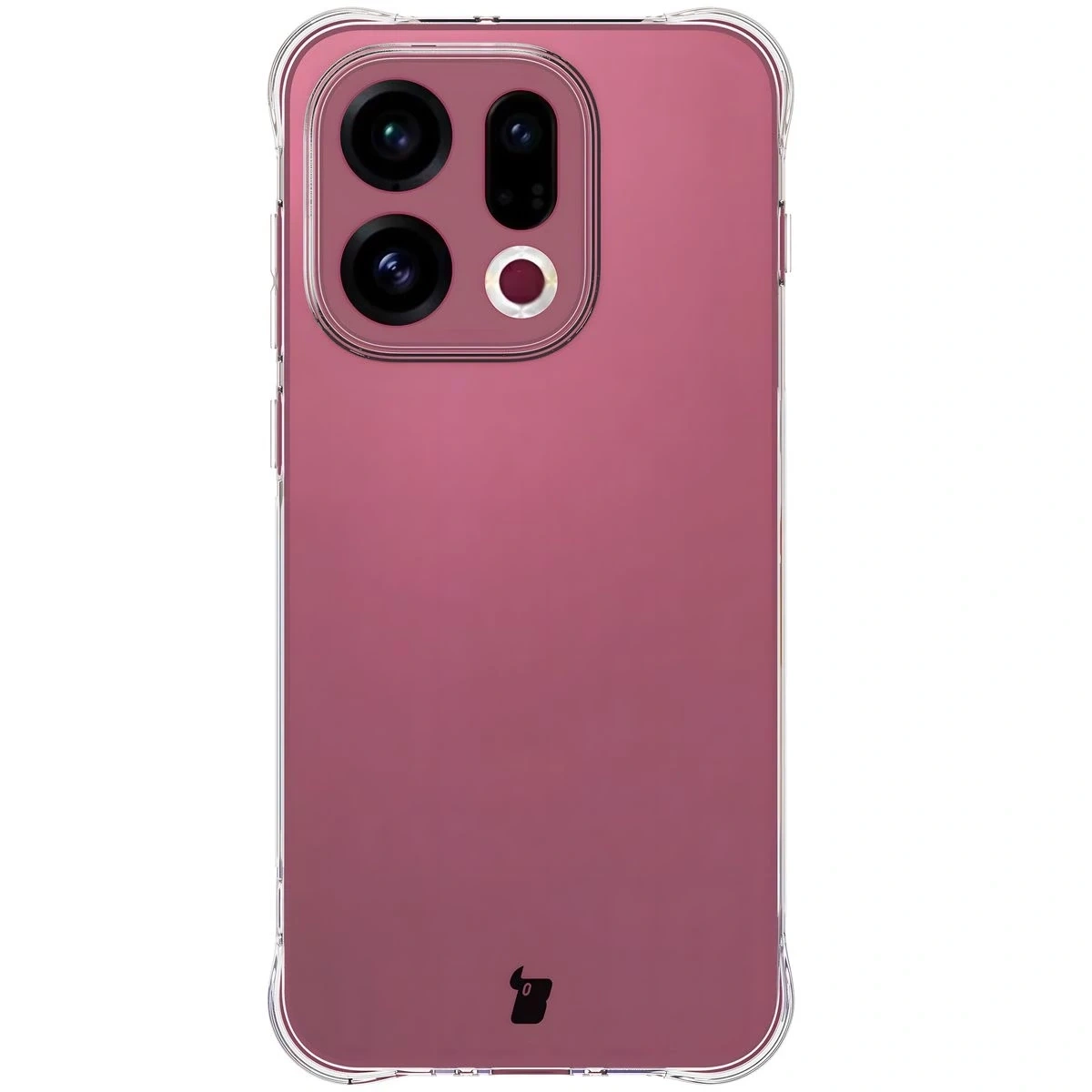 Kryt Bizon Case Clear Pack case + 2x screen film Oppo Find X9