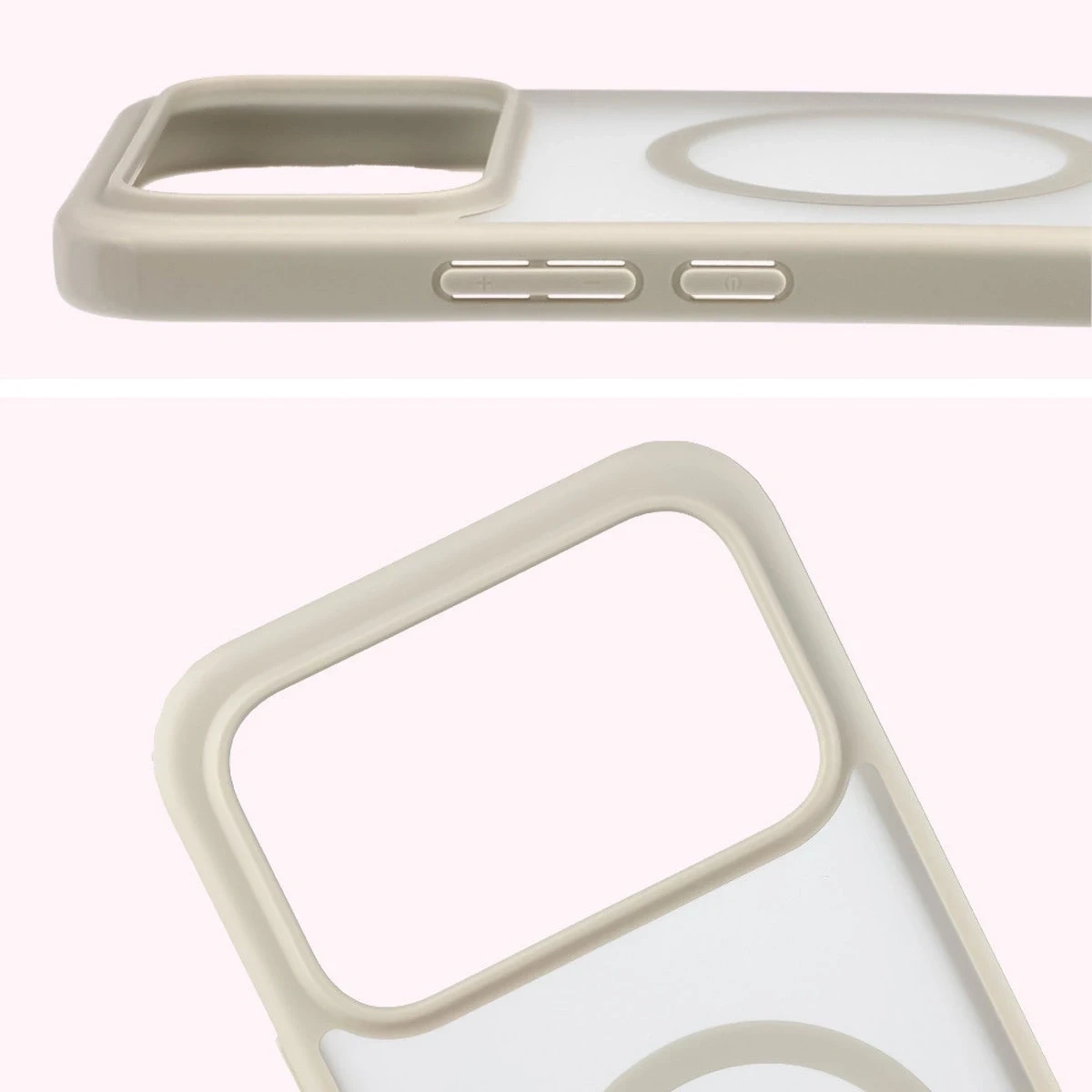 Kryt Bizon Case MatteO Magnetic Xiaomi POCO F8 Ultra smoky beige