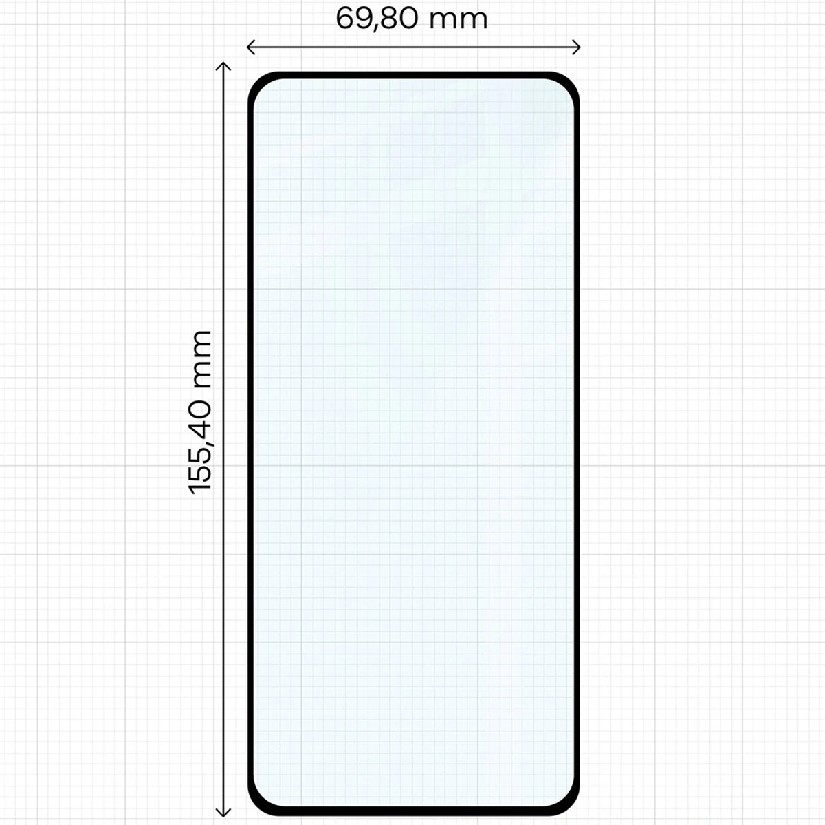 Ochranné sklo Bizon Glass Edge Duo Motorola Moto G84 5G black frame [2 PACK]