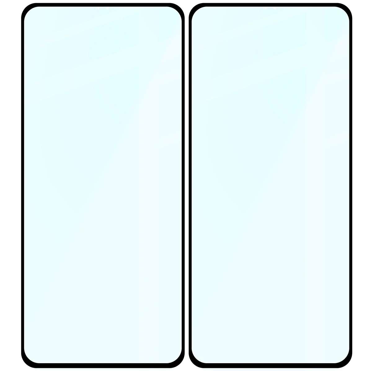 Ochranné sklo Bizon Glass Edge Duo Motorola Moto G84 5G black frame [2 PACK]