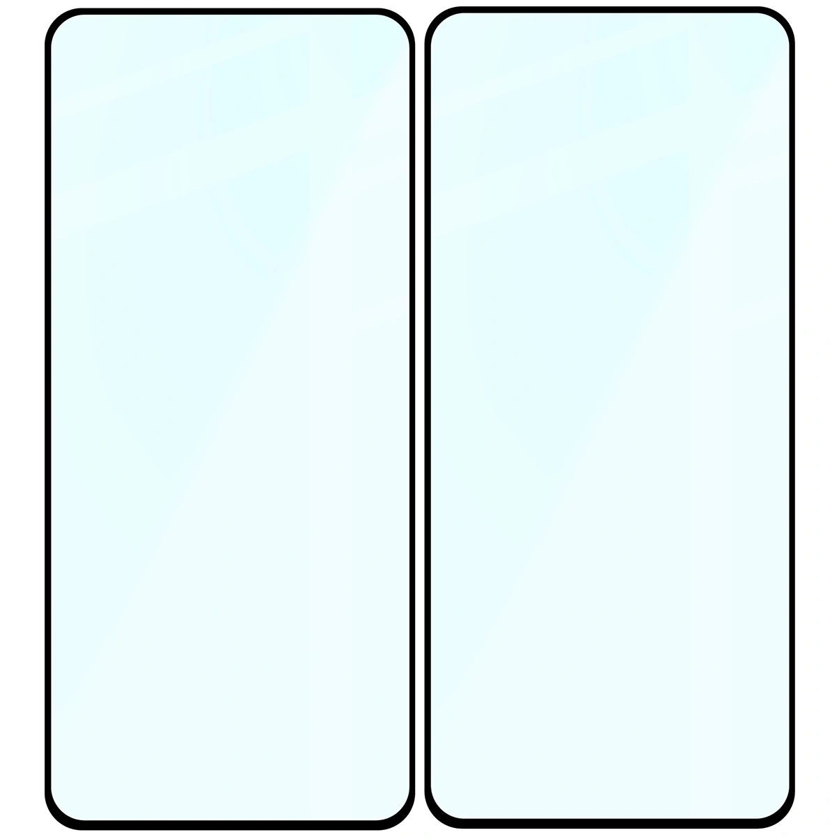 Ochranné sklo Bizon Glass Edge Duo Realme 14 5G / 14T 5G black frame [2 PACK]