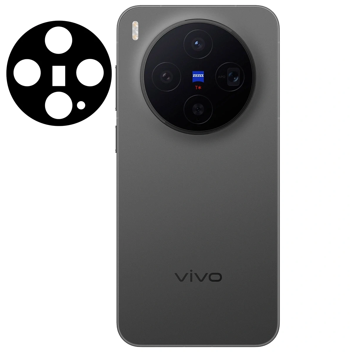 Ochranné sklo Bizon Glass Lens Vivo X300 [2 PACK]