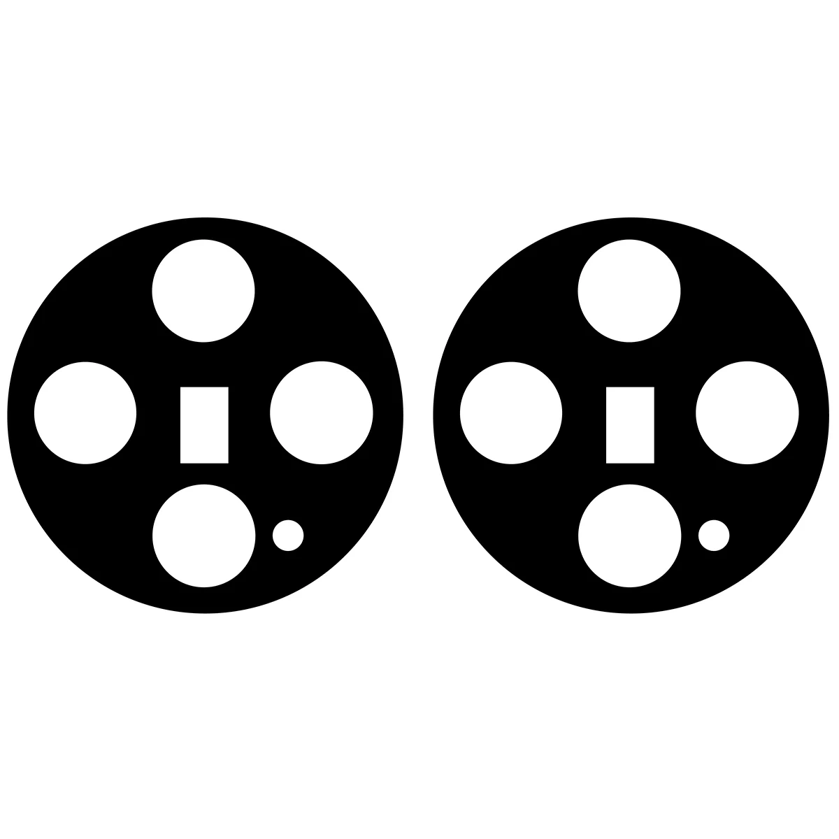 Ochranné sklo Bizon Glass Lens Vivo X300 [2 PACK]