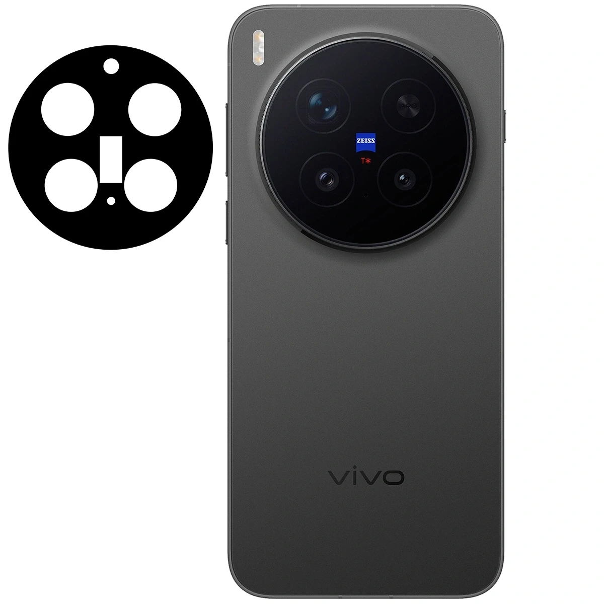 Ochranné sklo Bizon Glass Lens Vivo X300 Pro [2 PACK]