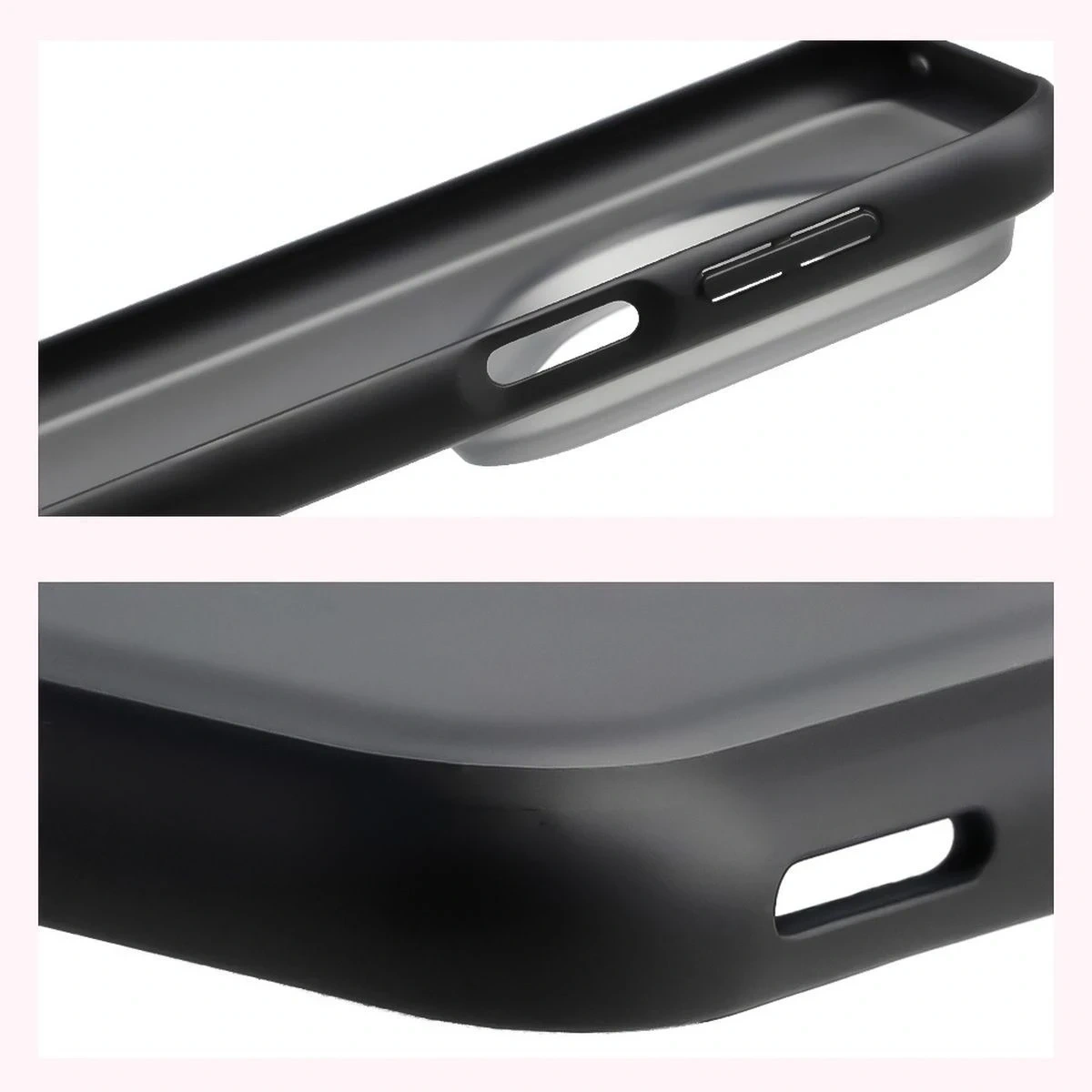 Kryt Bizon Case Angelo Huawei Pura 80 Pro / Pro Plus smoked with a black frame