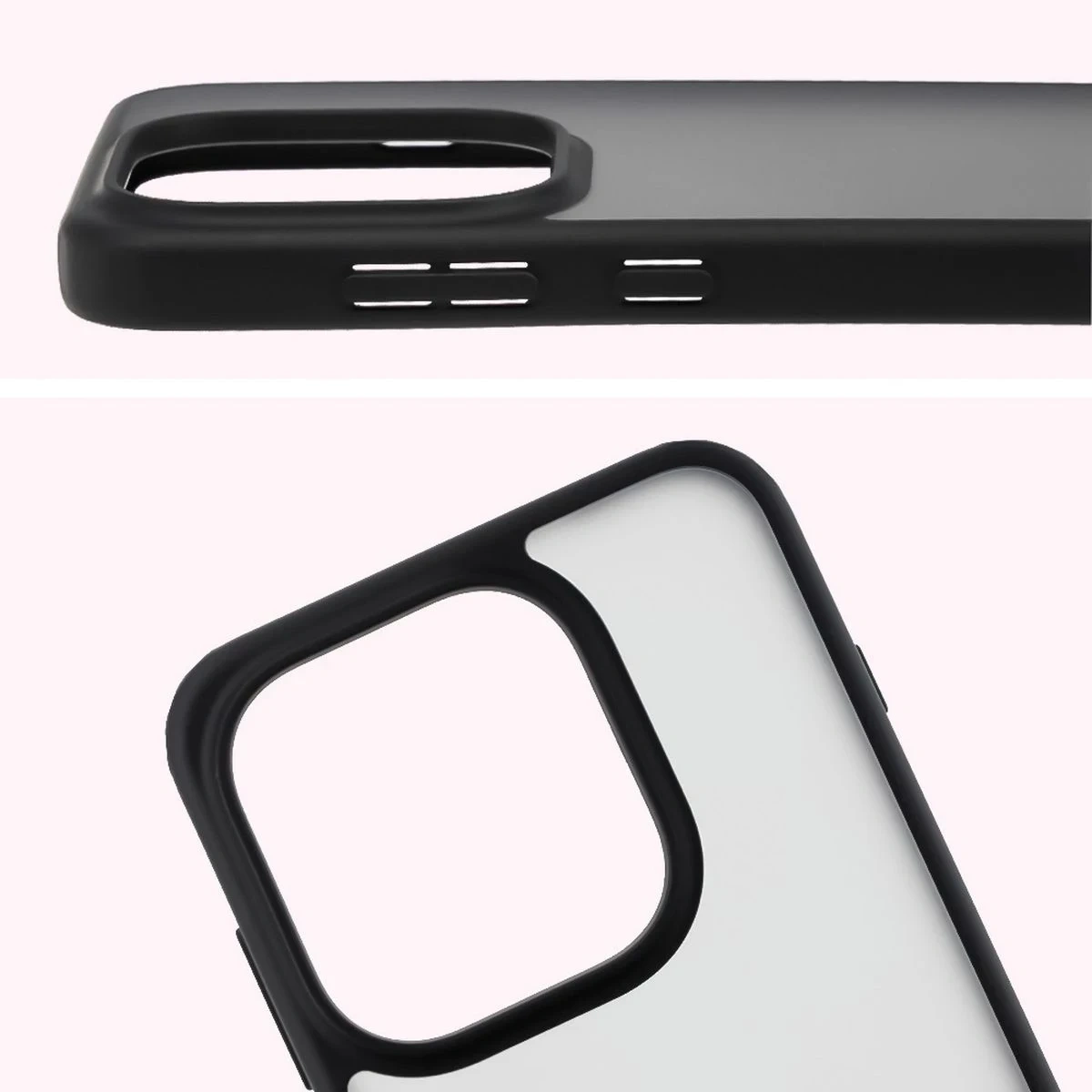 Kryt Bizon Case Angelo Oppo Find X9 smoked with a black frame