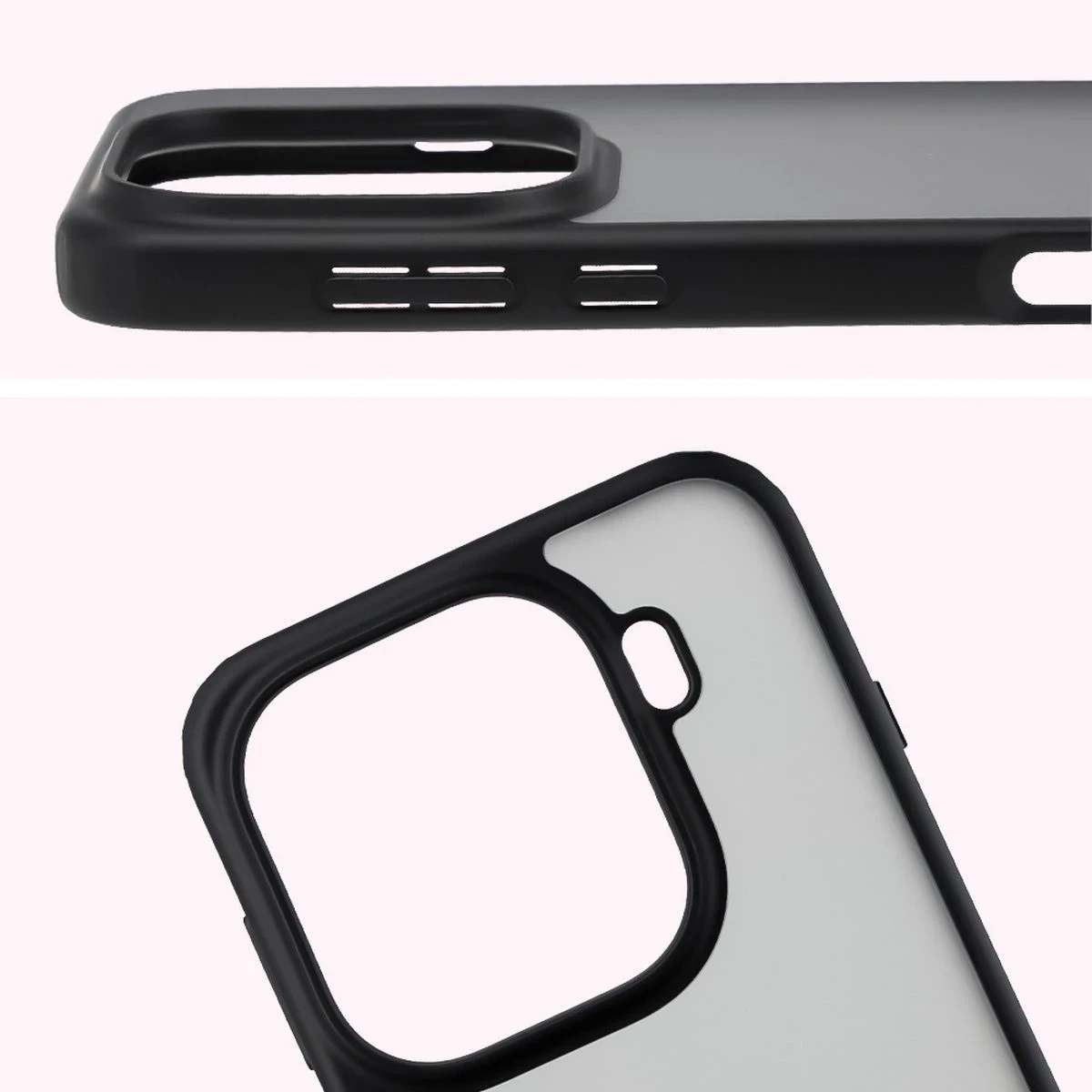 Kryt Bizon Case Angelo Oppo Find X9 Pro smoked with a black frame