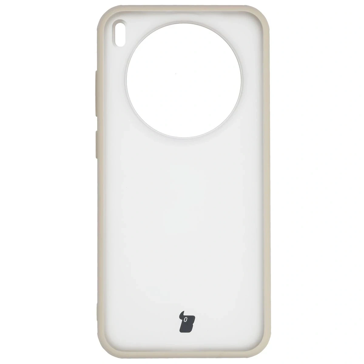 Kryt Bizon Case Angelo Vivo X300 semi-transparent with a beige frame