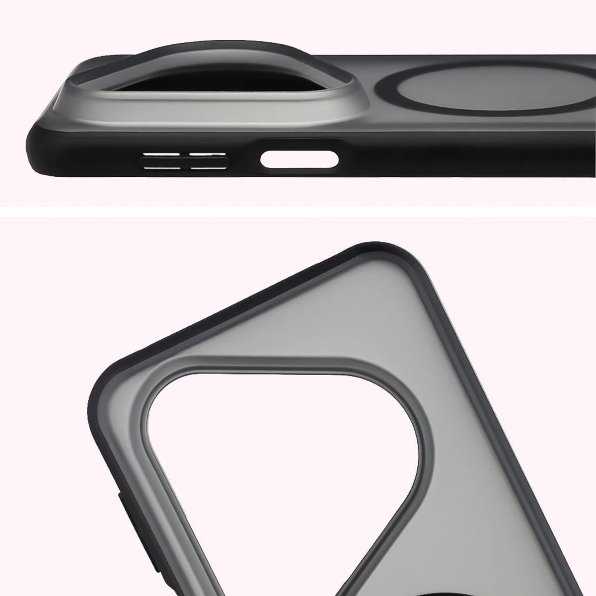 Kryt Bizon Case MatteO Magnetic Huawei Pura 80 Ultra smoky black