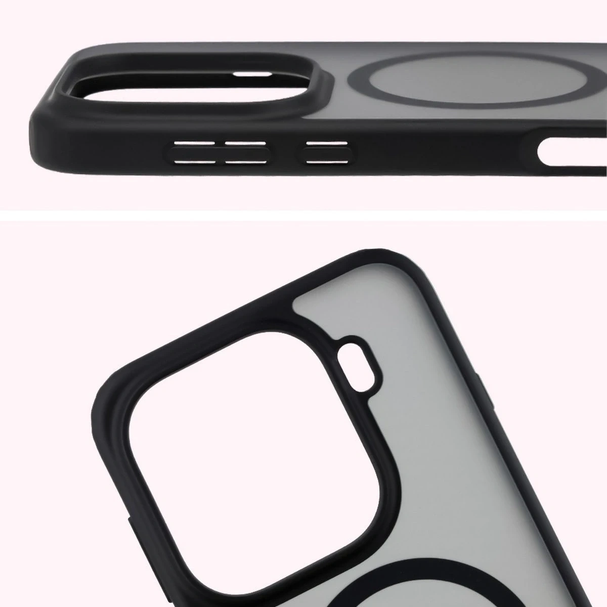 Kryt Bizon Case MatteO Magnetic Oppo Find X9 Pro smoky black