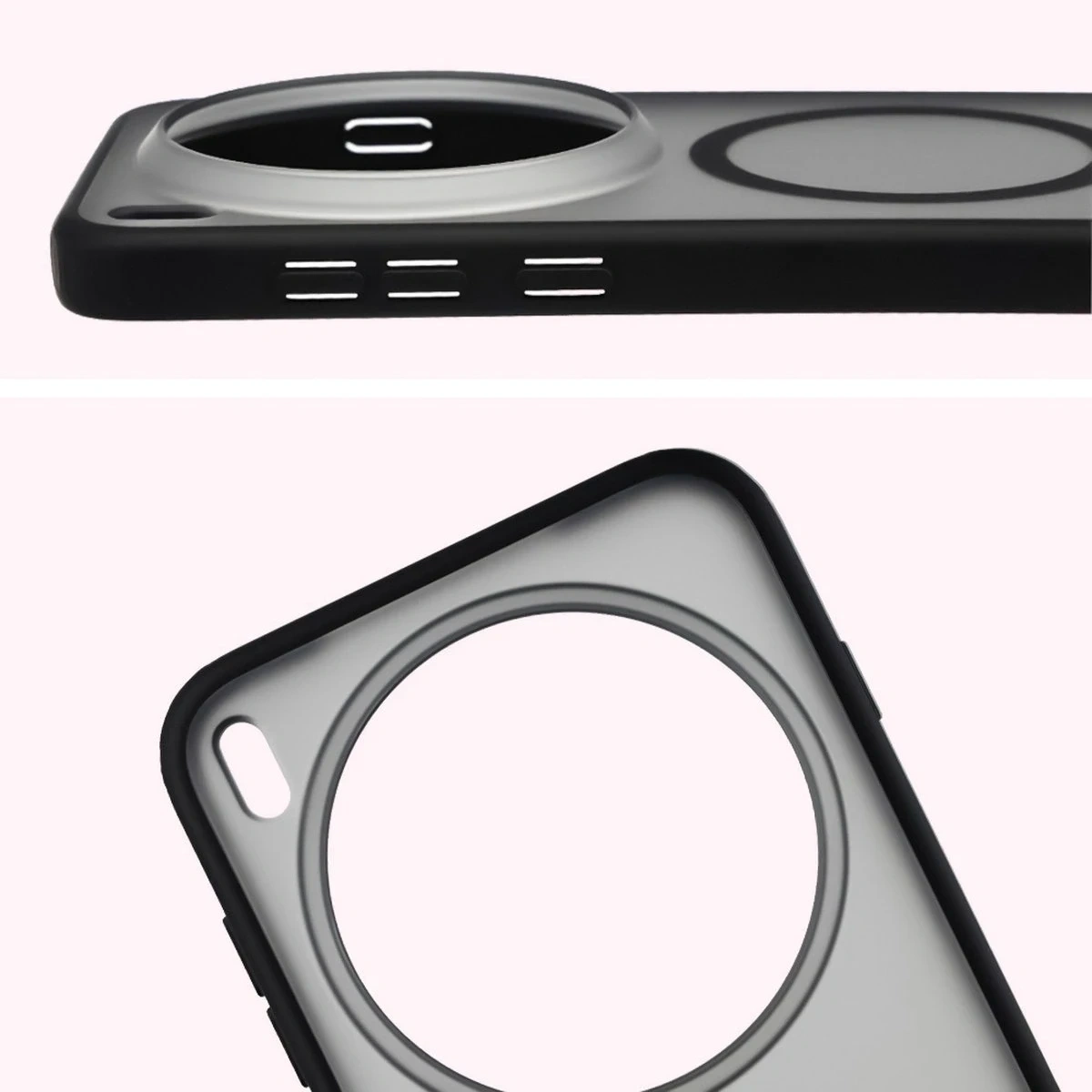 Kryt Bizon Case MatteO Magnetic Vivo X300 Pro smoky black