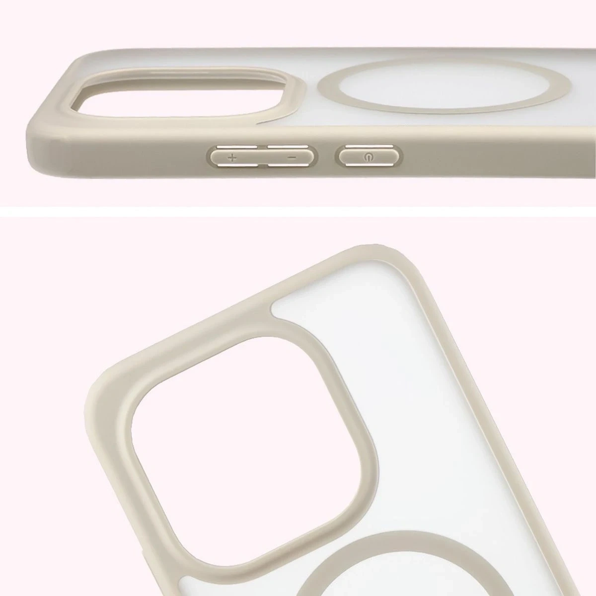 Kryt Bizon Case MatteO Magnetic Xiaomi 15T smoky beige