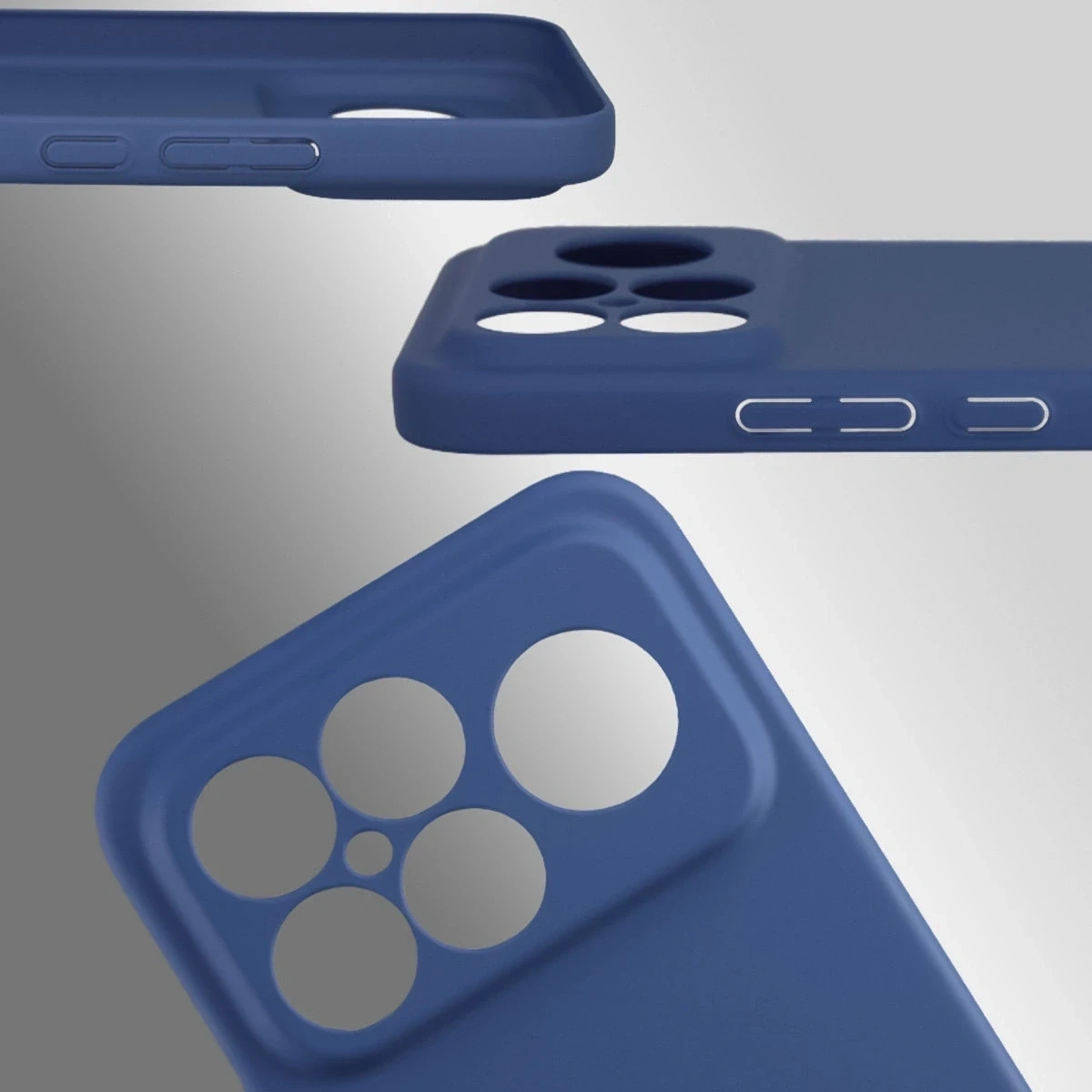 Kryt Bizon Case Łupka Xiaomi POCO F8 Ultra blue