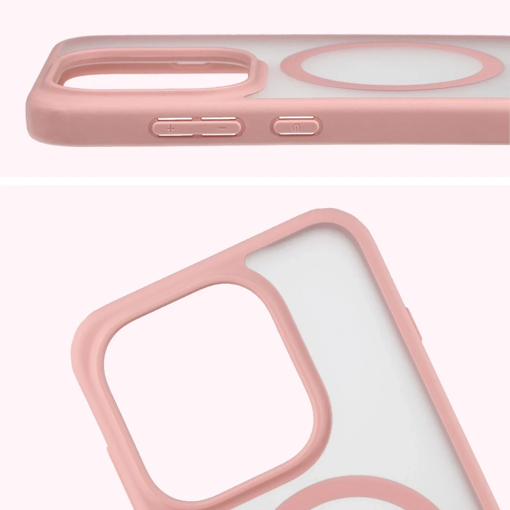 Kryt Bizon Case MatteO Magnetic Oppo Find X9 smoky light pink