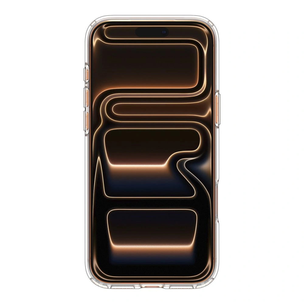 Kryt Spigen Ultra Hybrid Mag MagSafe Apple iPhone 17 Pro Clear/orange