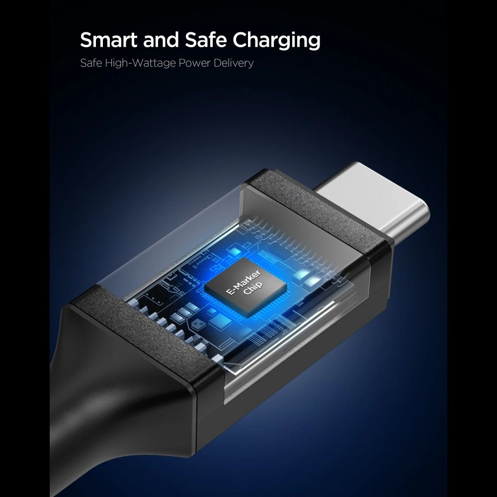 Spigen EB10010CC Essential USB-C Cable 100W 100cm Black