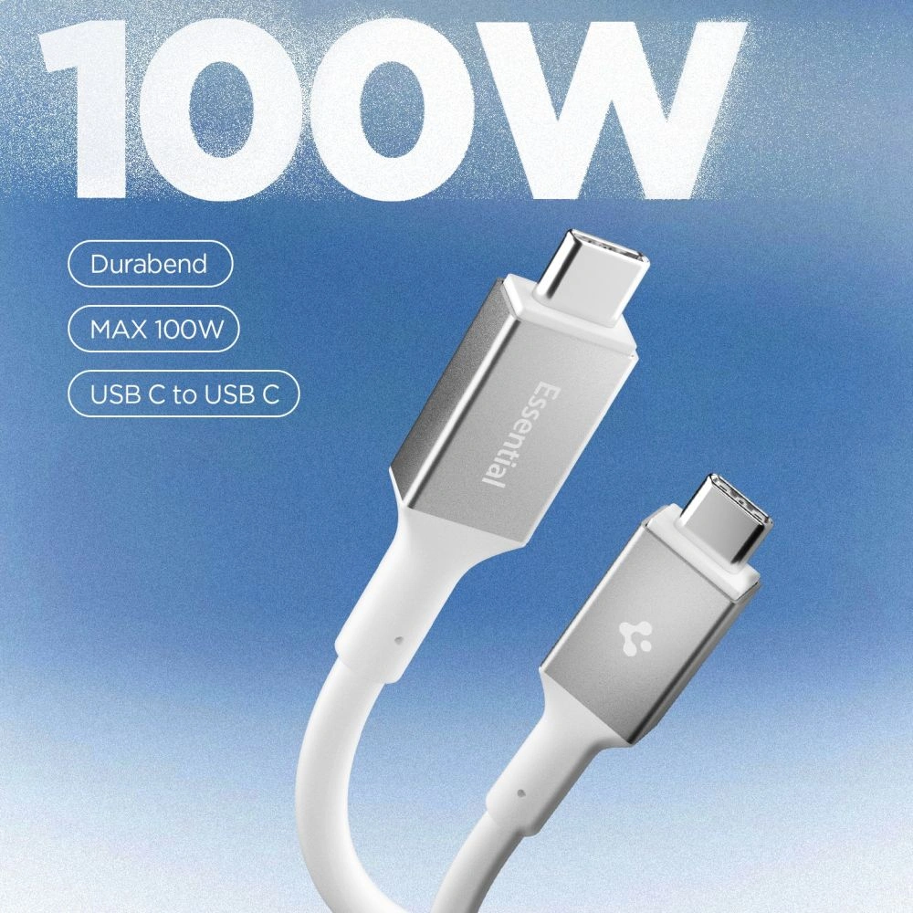 Spigen EB10020CC Essential USB-C Cable 100W 200cm White