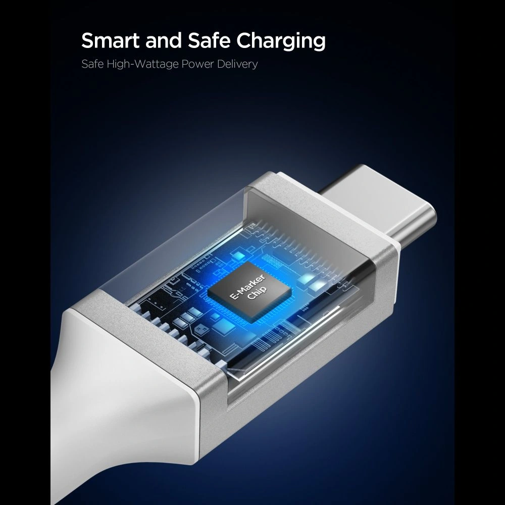 Spigen EB10020CC Essential USB-C Cable 100W 200cm White