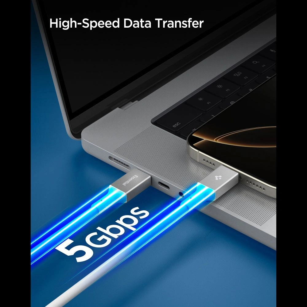 Spigen EB10020CC Essential USB-C Cable 100W 200cm White