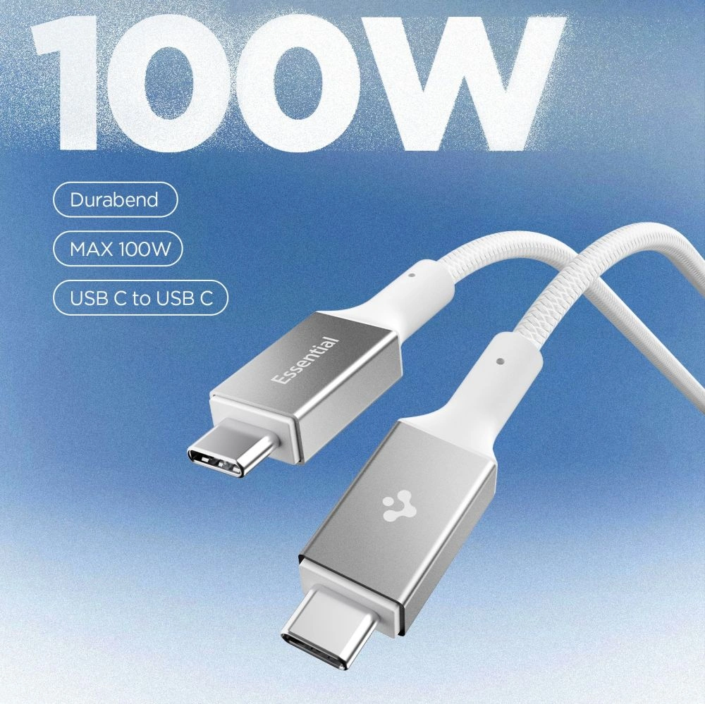 Spigen EB10010CC Essential USB-C Cable 100W 100cm White