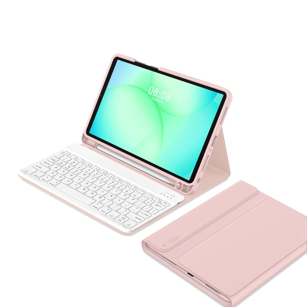 Kryt Tech-Protect SmartCase Pen + Keyboard Samsung Galaxy Tab A9+ / A11+ Plus 11.0 X210 / X215 / X216 / X230 / X235 / X236 Pink
