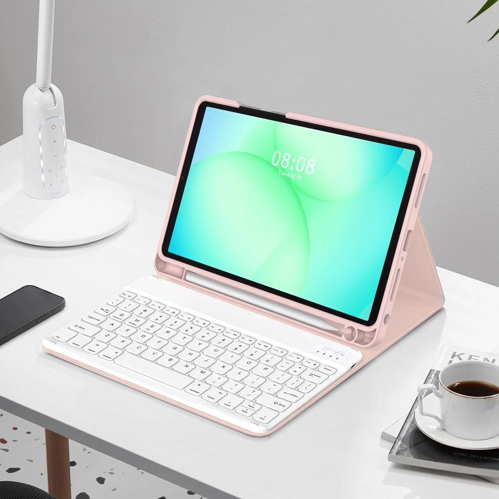 Kryt Tech-Protect SmartCase Pen + Keyboard Samsung Galaxy Tab A9+ / A11+ Plus 11.0 X210 / X215 / X216 / X230 / X235 / X236 Pink