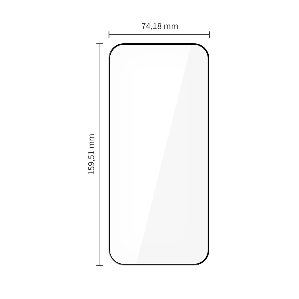 Ochranné sklo Tech-Protect Glass Fit+ Xiaomi Poco F8 Ultra Black [2 PACK]