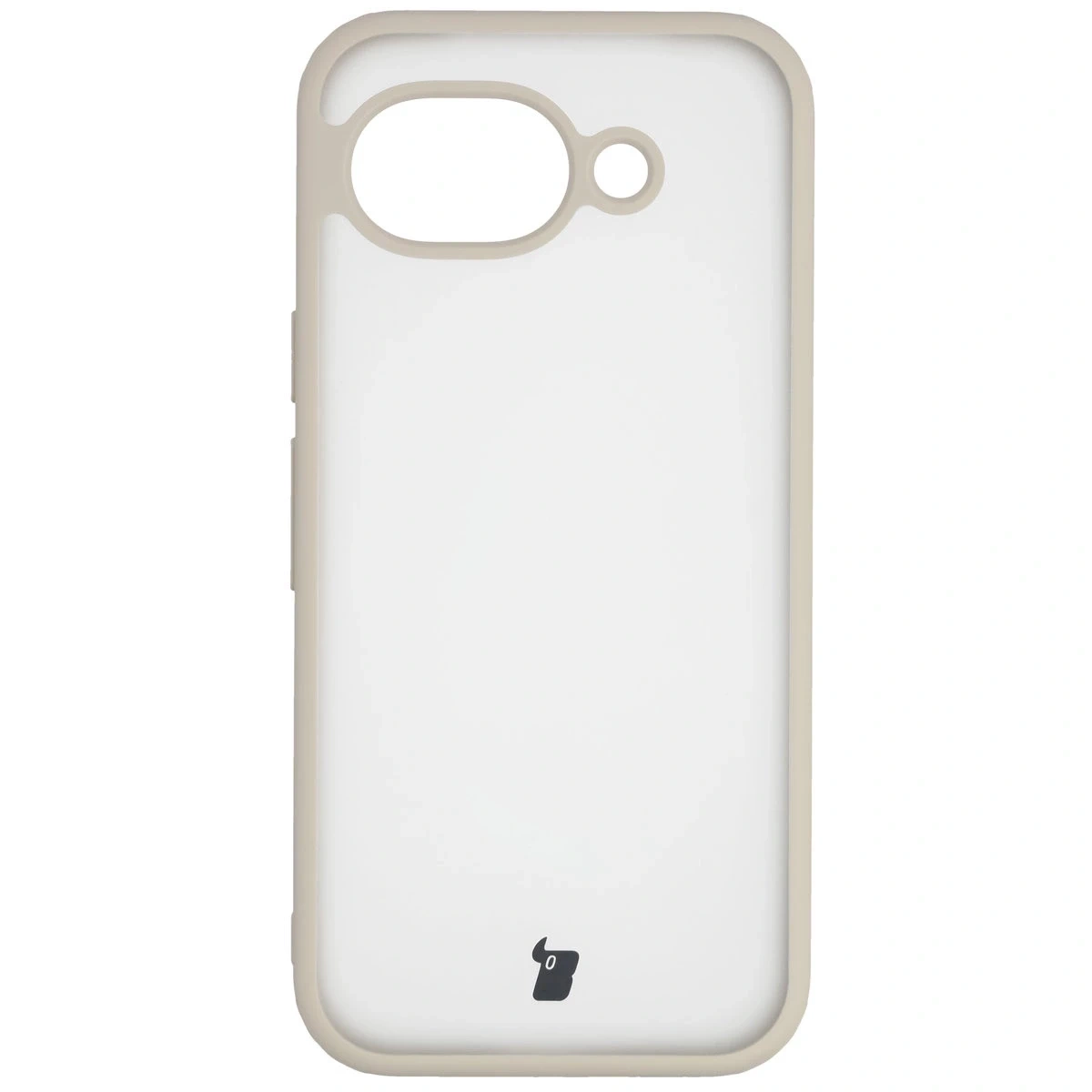 Kryt Bizon Case Angelo Google Pixel 10a semi-transparent with a beige frame