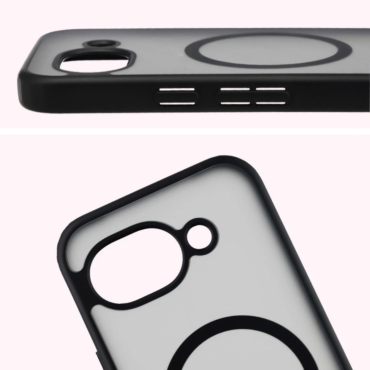 Kryt Bizon Case MatteO Magnetic Google Pixel 10a smoky black