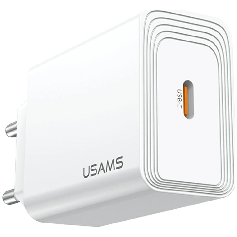 Síťová nabíječka USAMS T69 20W USB-C  White