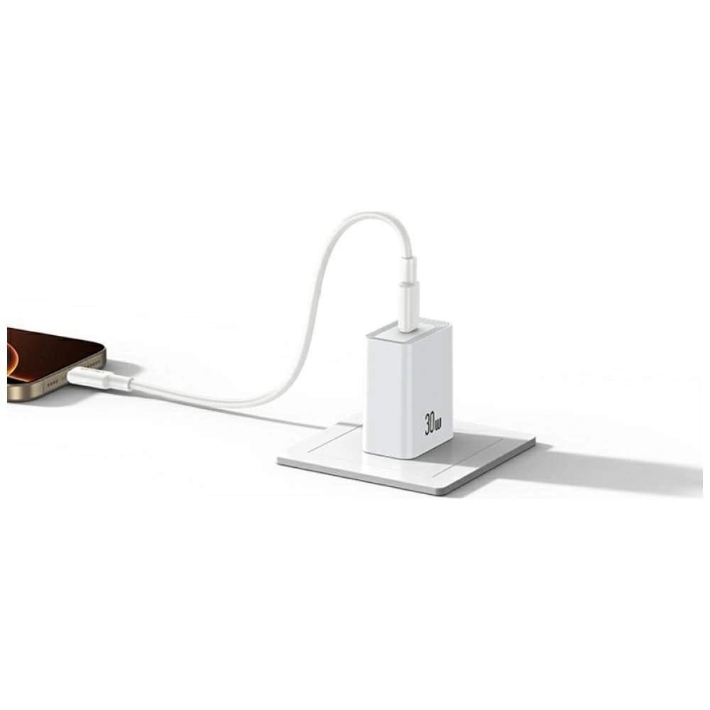 Síťová nabíječka USAMS T69 30W USB-C  White