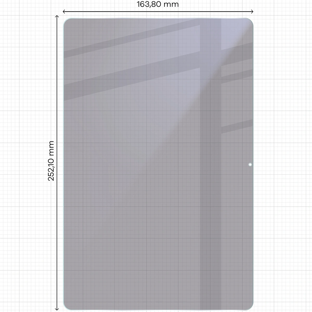 Ochranné sklo Bizon Glass Tab Mule Shadow Samsung Galaxy Tab A11+ Plus matte