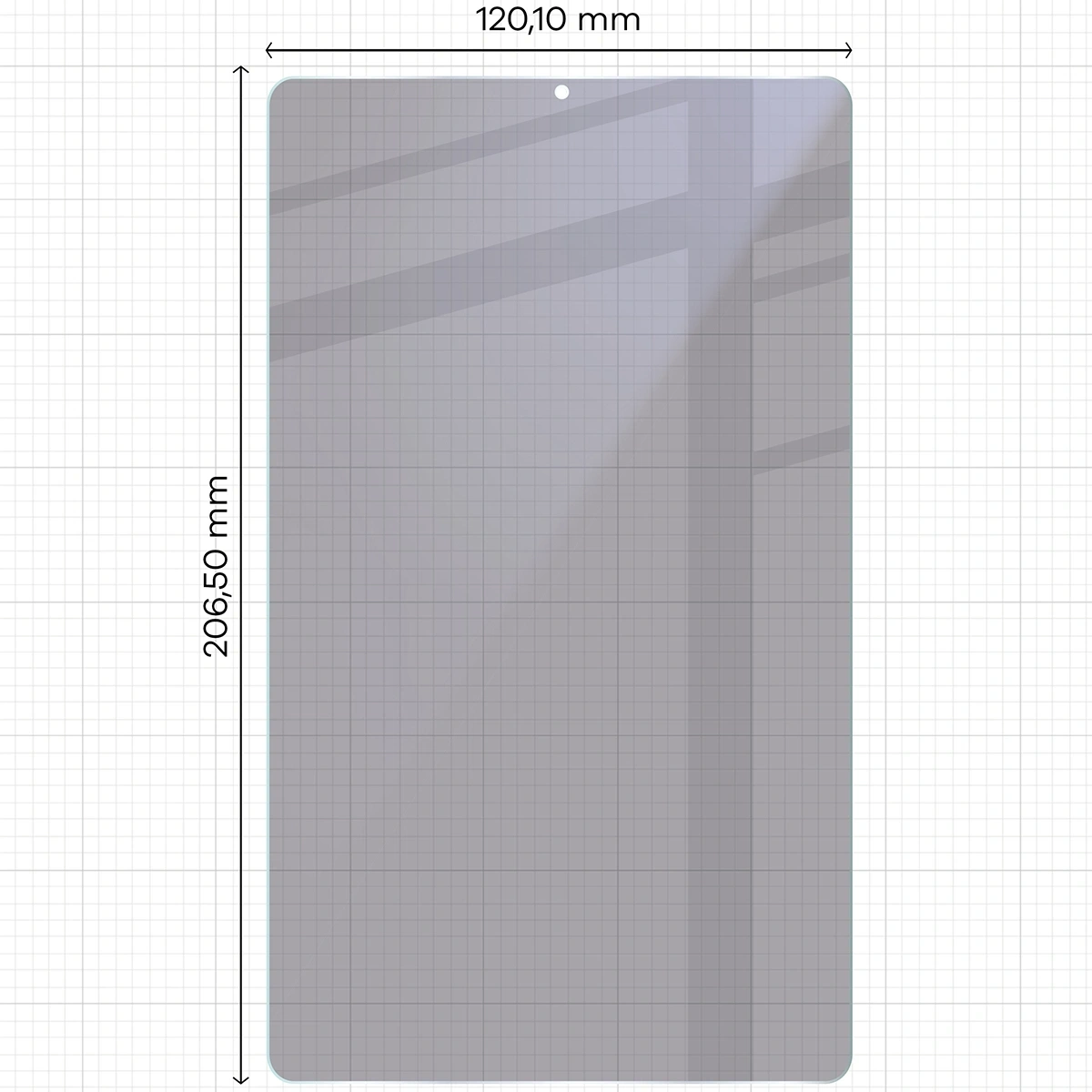 Ochranné sklo Bizon Glass Tab Mule Shadow Samsung Galaxy Tab A11 matte