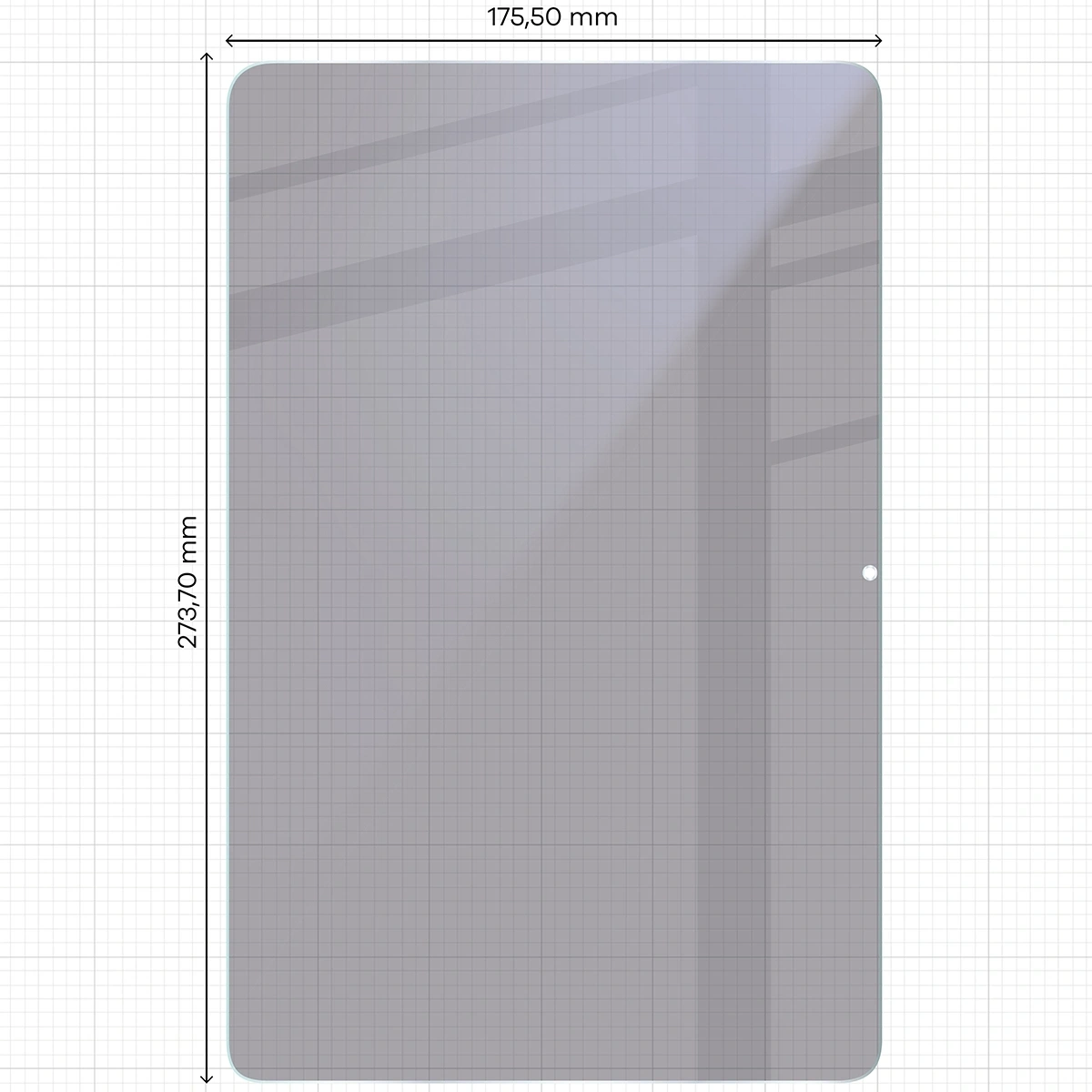 Ochranné sklo Bizon Glass Tab Mule Shadow Xiaomi Poco Pad M1 matte