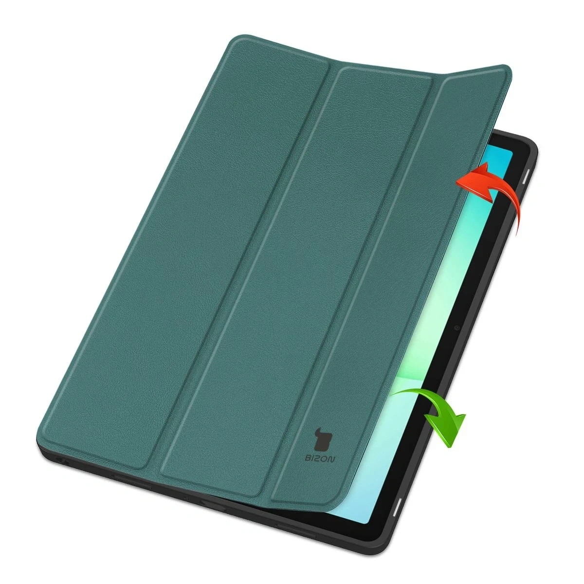 Kryt Bizon Case Tab Lizard Samsung Galaxy Tab A11+ Plus / A9+ Plus dark green