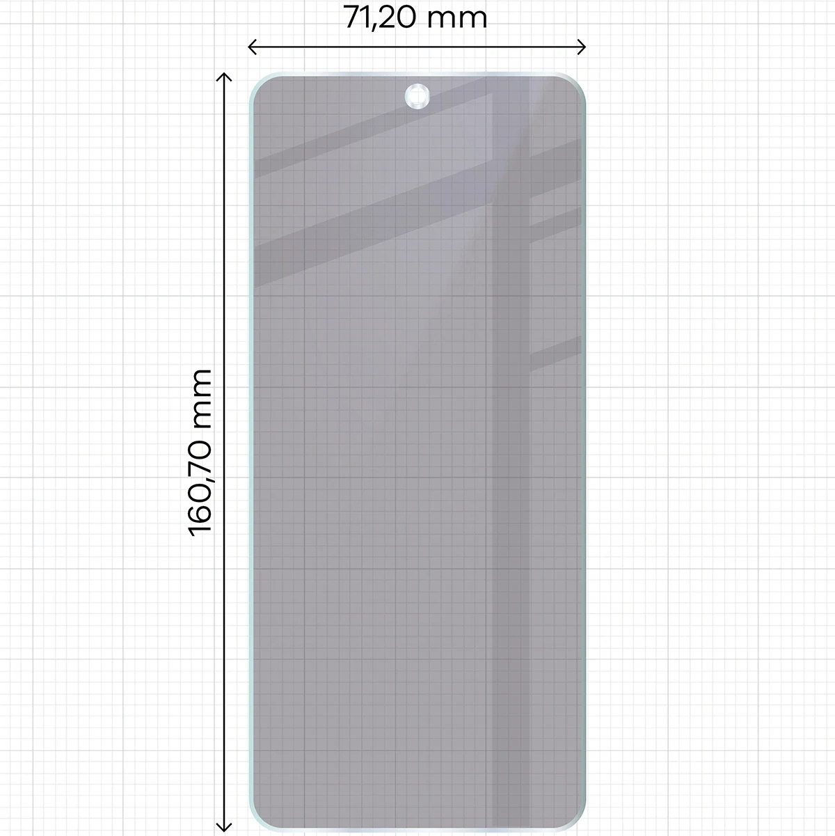 Ochranné sklo Bizon Glass Mule Shadow Motorola Moto G15 matte