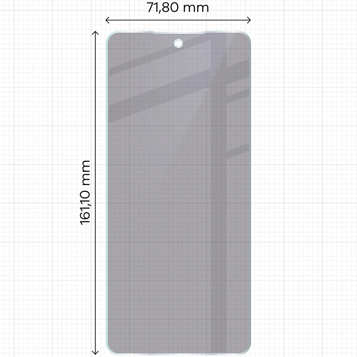 Ochranné sklo Bizon Glass Mule Shadow Oppo A5 Pro 5G matte