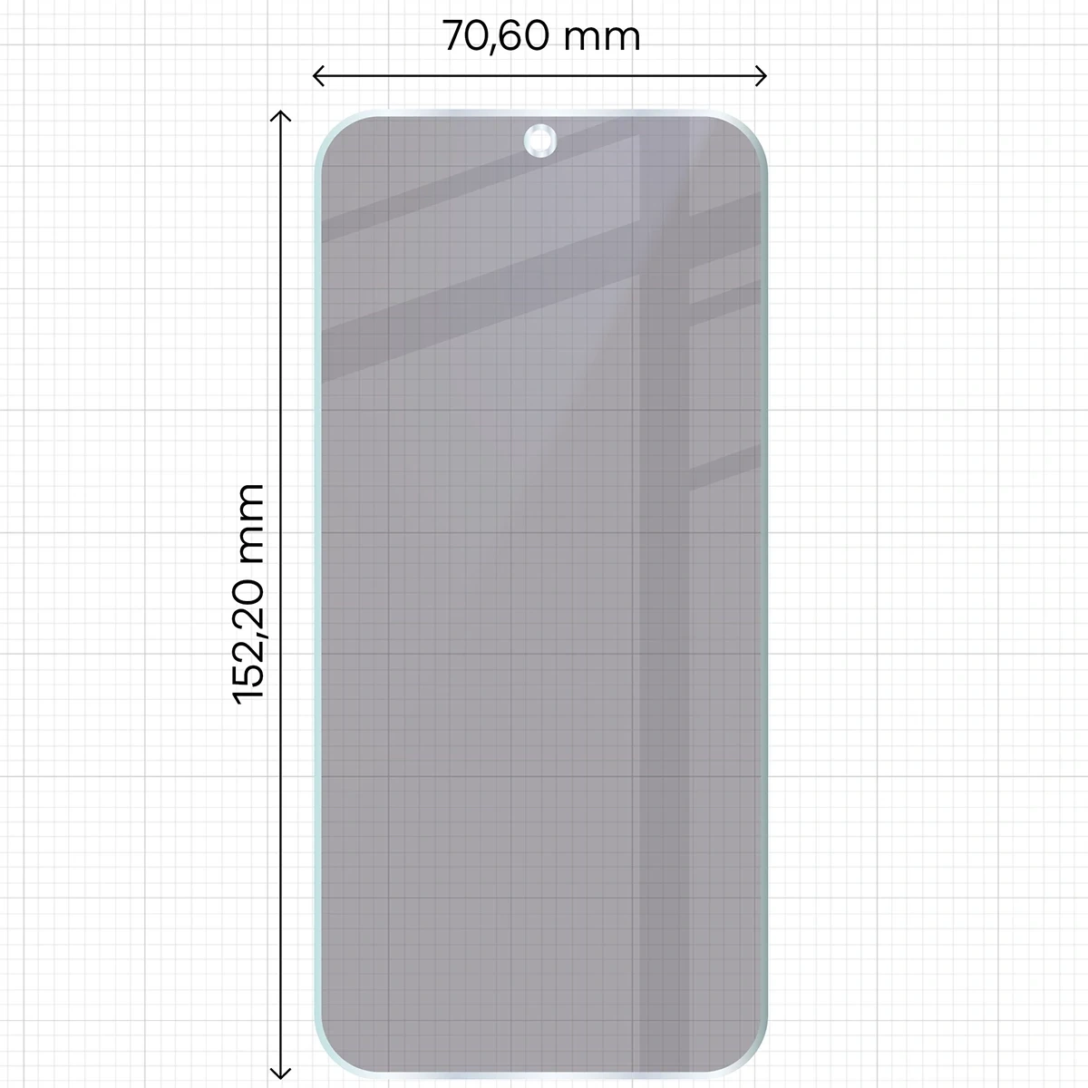 Ochranné sklo Bizon Glass Mule Shadow Xiaomi POCO F8 Pro matte