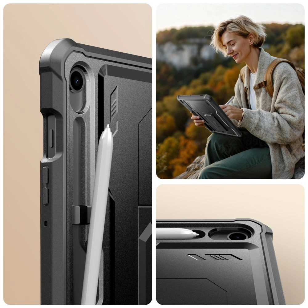 Kryt Tech-Protect Kevlar Pro Samsung Galaxy Tab S9 11.0 / S10 Fe / S10 Lite 10.9 X710 / X716b / X520 / X526 / X400 / X406b Black