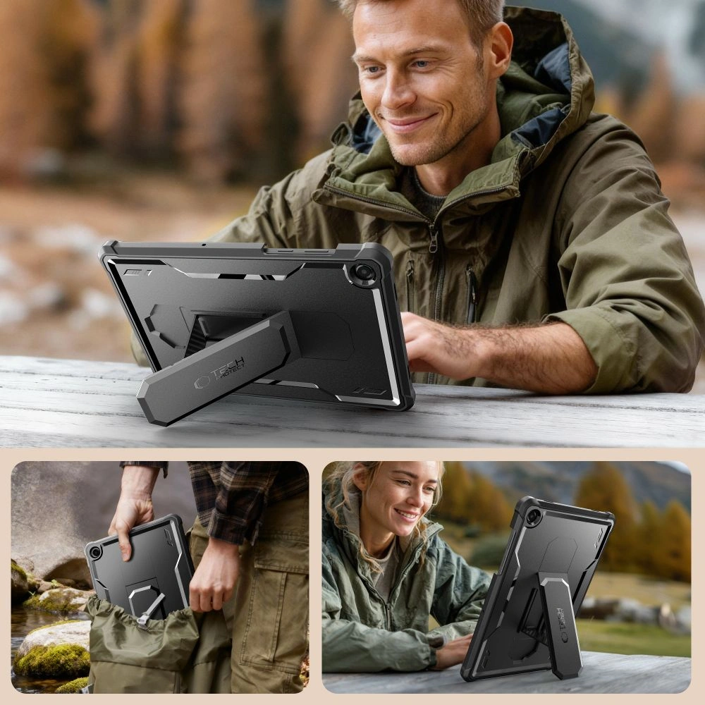 Kryt Tech-Protect Kevlar Pro Samsung Galaxy Tab A9+ / A11+ Plus 11.0 X210 / X215 / X216 / X230 / X235 / X236 Black