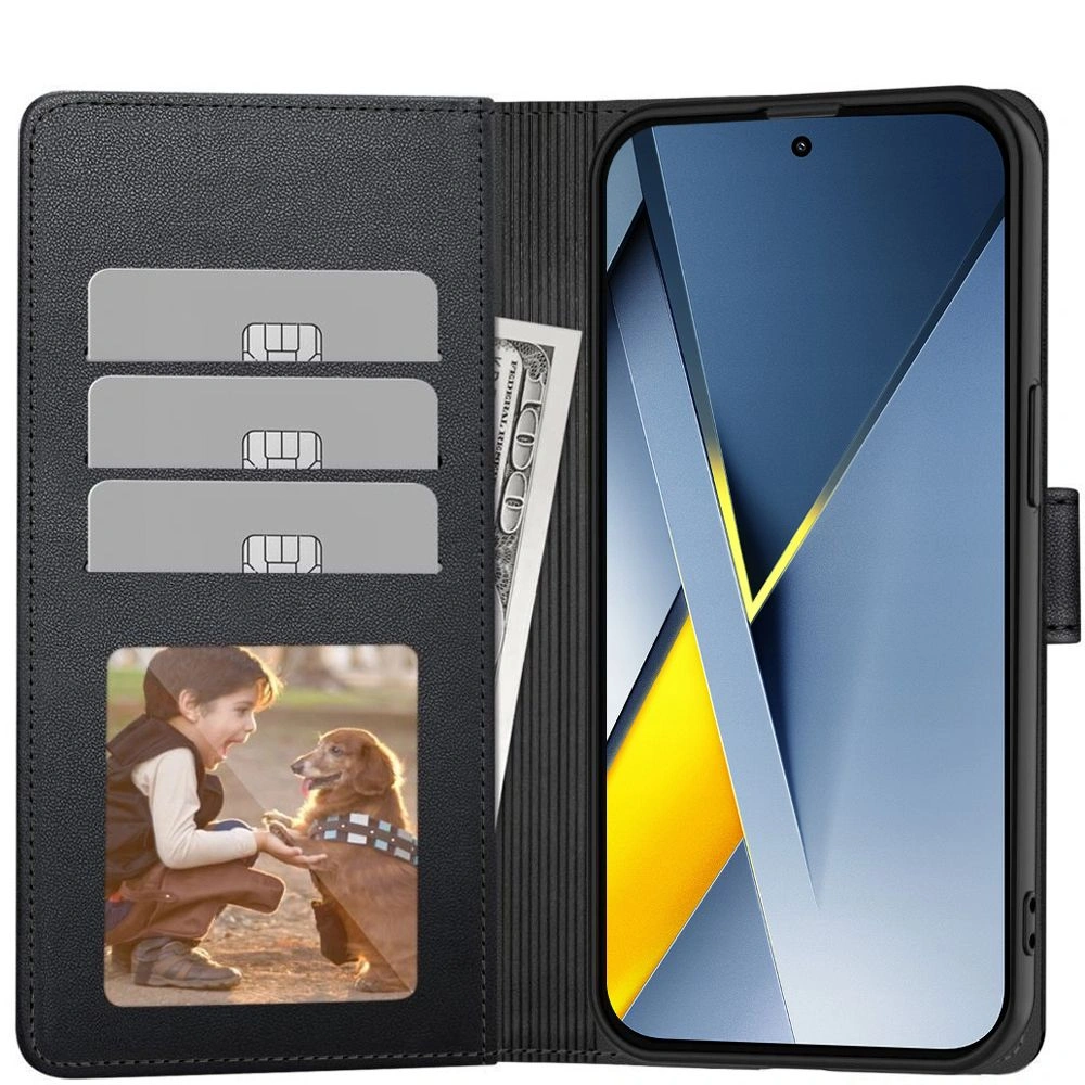 Knížkové pouzdro Tech-Protect Wallet Xiaomi Poco F8 Ultra Black