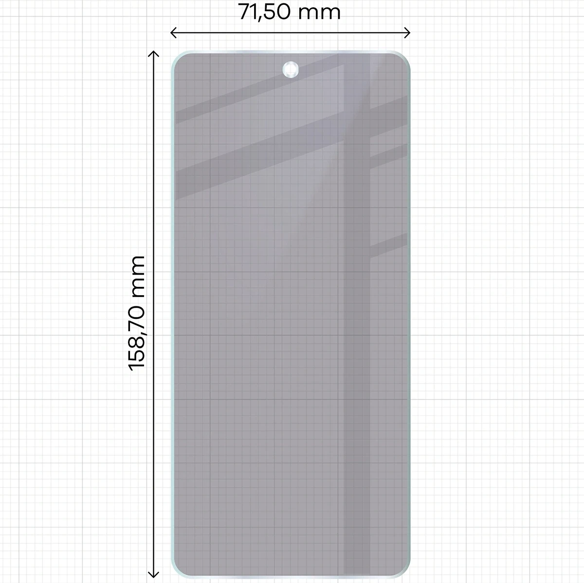 Ochranné sklo Bizon Glass Mule Shadow Realme 14T 5G matte