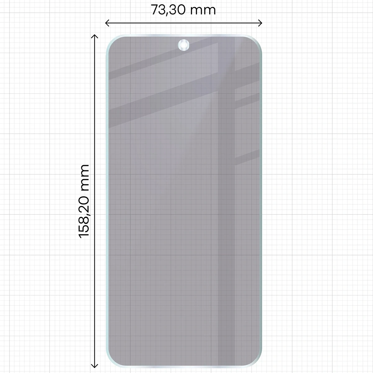 Ochranné sklo Bizon Glass Mule Shadow Realme GT 8 Pro matte